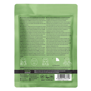 BEAUTY PRO CICA + NIACINAMIDE Facial Sheet Mask - 100% Biodegradable